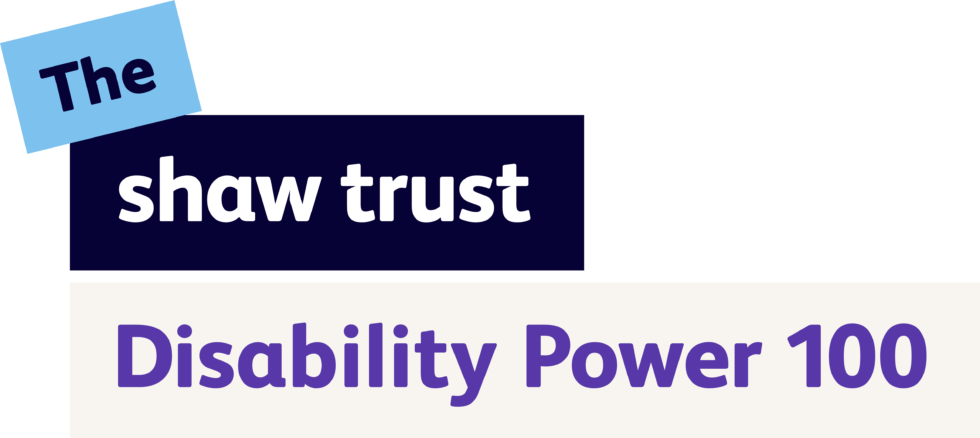 The Shaw Trust Disability Power 100 Logo